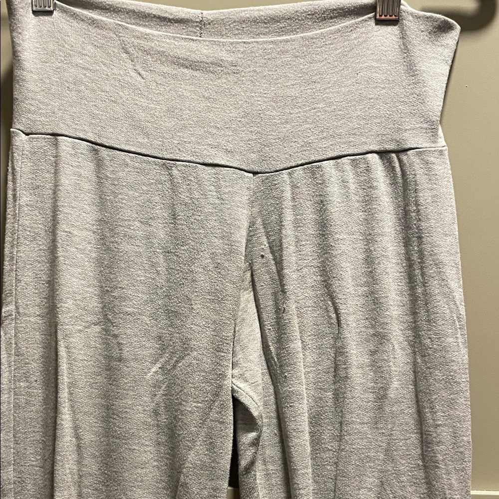 Bleusalt Heather Grey High-Waisted Pajama Pants size 1 - Picture 3 of 6